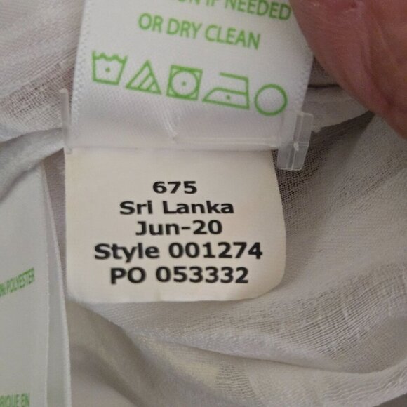 Lilly Pulitzer Natalie Shirtdress Coverup Resort White Poly Crepe Size XXS - Picture 10 of 10